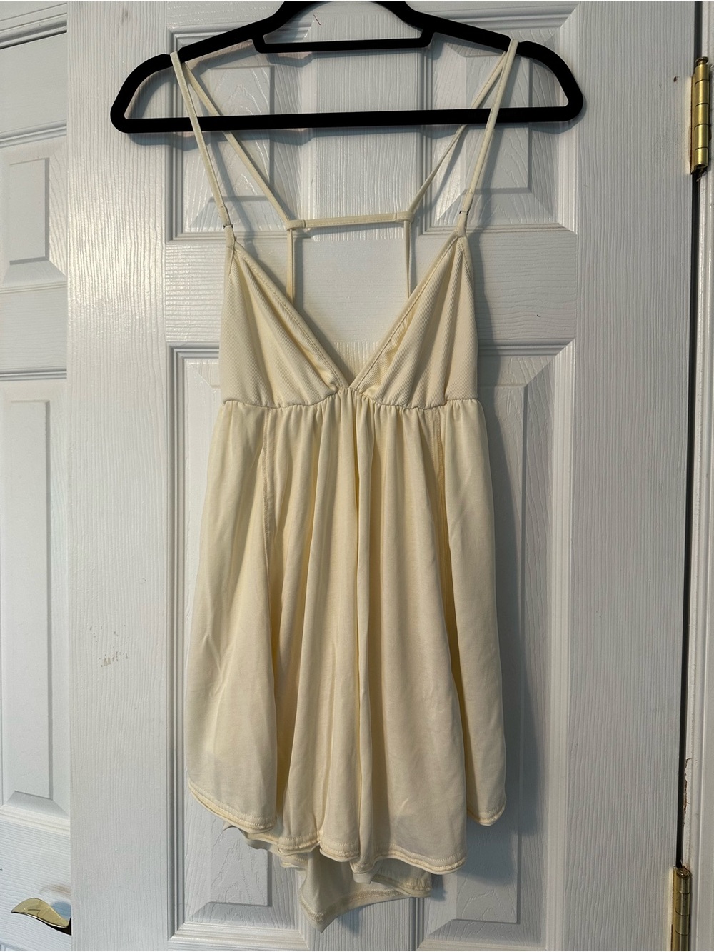 Free People Cream Spaghetti Strap Camisole